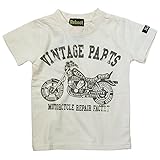 《初夏盛夏対応》 Reboot(リブート) 40/2天竺VINTAGE PARTS半袖Tシャツ 120cm/Iv NO.AH-1881311