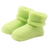 YideaHome赤ちゃん ベビー 新生児 折り返しパイル編みソックス ムール用