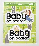 【赤ちゃんが乗ってます / baby in car ステッカー】トツキトオカ セーフティーメッ...