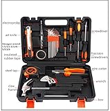 farook-handツール多機能ツールボックスメタルハードウェアツール組み合わせホームElectrician carpentry修理キット