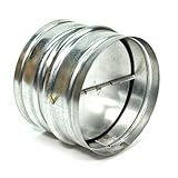Fantech 9800000 RSK-4 Backdraft Damper, 4" Duct [並行輸入品]