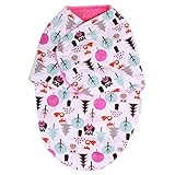 Edtoy Baby Sleeping Bag Baby Wrap Swaddle Blanket, Autumn Winter Model (Pink) by Edtoy