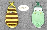 SMベビー服　ロンパース二枚セット　カバーオール2枚セット女の子　男の子男女兼用　アニマル仕様　ノースリープ　ロンパー　新生児　夏服薄手　カジュアル　普段着 新生児 幼児　出産祝い　ドット柄　撮影　記