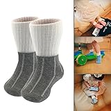 mo-ko-ko – Baby Socks ( Boys & Girls ) 2ペア カラー: グレー