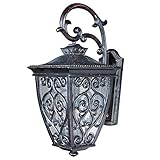 Maxim Lighting 40124CDOB, Newbury VX 3-Light Outdoor Wall Lantern, Oriental Bronze [並行輸入品]