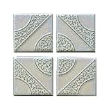 カラーデザインタイル ホワイト 16枚セット