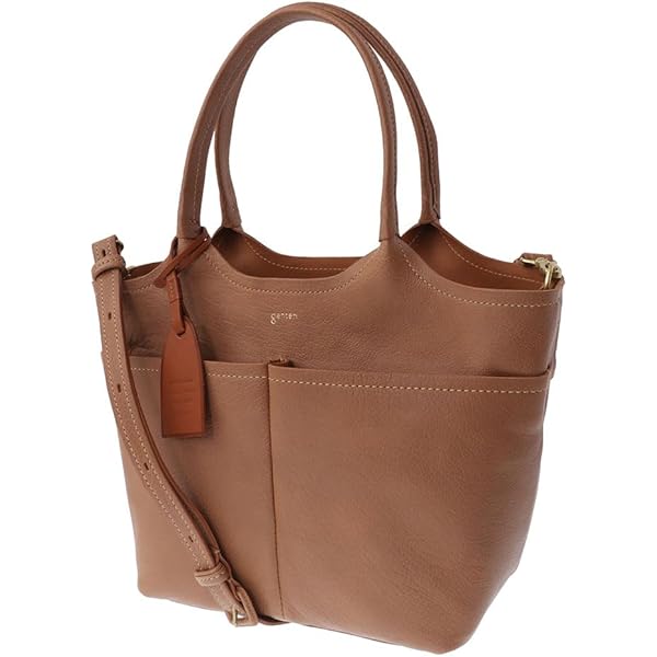 Amazon | [ゲンテン] トートバッグ 本革 レディース ブラウン GE