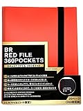 BRレッドファイル 360ポケット シート固定 カードファイル 固定バンド付き カードの紛失･損傷を防止