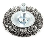 Forney 72727 Wire Wheel Brush, Coarse Crimped with 1/4-Inch Hex Shank, 2-Inch-by-.012-Inch [並行輸入品]