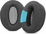 アップグレードイヤーパッド イヤークッション交換用 JVC HA-S87BN HA-S88BN HA-S90BN HA-S78BNヘッドホン対応 (ファブリックイヤーパッドブラック)