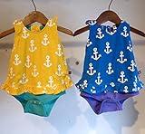 hua kupu(フアクプ) GIRLS ROMPERS ロンパース 70,BLUE