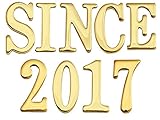 表札 真鍮切文字 30シリーズ SINCE2017セット商品 シンプル表札 店舗 看板