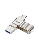 Biwin UD150 USB メモリ Type-C/A 2in1 回転式 128GB USB 3.2 高速 最大読出速度150MB/s 金属製 軽量&耐久性 USB-C/Aデュアルコネクタ