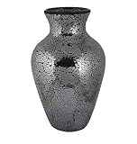 Essential D?cor Entrada Collection Standard Style Mosaic Vase, 7.7 by 12.6 by 7.7-Inch [並行輸入品]