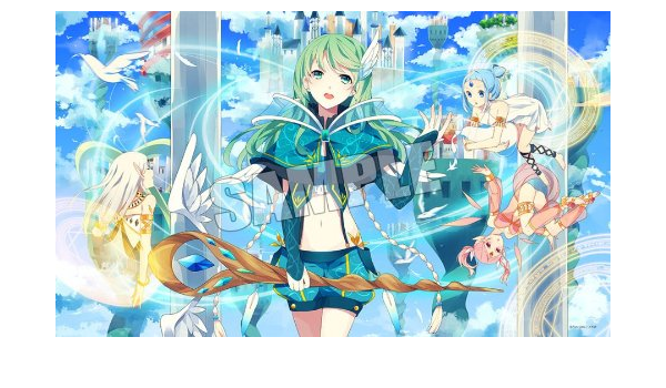 Amazon ラバープレイマット 魔道シリーズ 風の精霊使い ティナ イラスト ａちき トレカ 通販