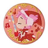 おジャ魔女どれみ 刺繍缶バッジビスケット [7.春風ぽっぷ(見習い服)](単品)バンダイ※缶バッジのみです。お菓子は付属しません。