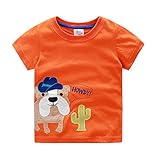 【SEBLES】ベビー 赤ちゃん キッズ 男の子 女の子 ユニセックス 半袖 Tシャツ プリント カラフル キャラクター ロゴ 春 夏 ラウンドネック コットン 綿(タイプO,105cm)