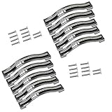 Crystal Drawer Pull Handle 128MM/5.04 Inch Lsgoodcare Rhinestone Door Cabinet Pull Handles Kitchen D