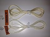 (0.9m Drop, White) - D30 CORD LOOPS fits all brands.Hunter Douglas, Levolor, Kirsch, Graber, Bali, U