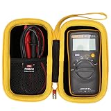 FBLFOBELI ハードトラベルキャリーケース FLUKE 101/106/107デジタルマルチメーター用 EVA耐衝撃保護カバーストレージバッグ(ケースのみ)