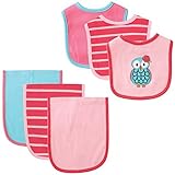 Hudson Baby 6 Piece Bib and Burp Cloth Set, Owl by Hudson Baby [並行輸入品]