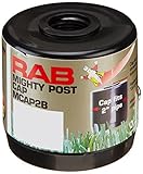 Rab照明mcap2b Mighty Postキャップfor 2 "パイプ、2 – 3 / 8 " OD X 2 – 3 / 4 "高さ、ブラック 2 Pack MCAP2B