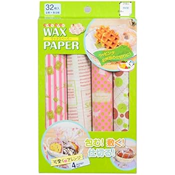 パール金属 アレンジDECO ワックスペーパー21.8×25cm 32枚入 カジュアル D-1161