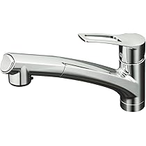 Amazon | KVK 流し台用シングルレバー式シャワー混合水栓 寒冷地用  