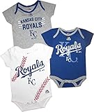 Kansas City Royalsベビー/幼児" Three strikes " 3 Piece Creeper Set ブルー
