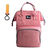 OFUN マザーズバッグ ママバッグ 大容量 ママ旅行用バッグ 多機能旅行用バッグ 防水 リュック ハンドバッグ オレンジ