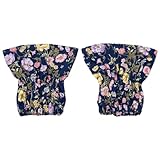 コージカンパニー フィオルファータ ショートアームカバー NV 日本製 花柄 綿100%