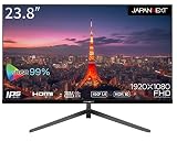 JAPANNEXT 23.8インチ モニター フルHD 1920x1080解像度 IPS ディスプレイ (HDMI/USB-C 給電 (65W) / スピーカー内蔵/VESA対応/ブルーライトカット) JN-IPS2380FHD-C65W-N