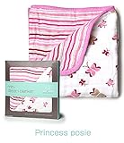 エイデンアンドアネイ ミニブランケット 厚手 おくるみ ドリームブランケット 出産祝い ガーゼケット 【並行輸入品】 Princess posie