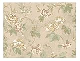 York Wallcoverings LN7604SMP Remington Rose Peony 8 X 10 Wallpaper Memo Sample [並行輸入品]