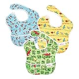 Bumkins 3 Pack Waterproof SuperBib ,Green Eggs/ Yellow Fish/ Cat in the Hat by Bumkins [並行輸入品]