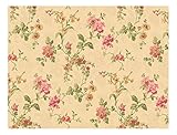 York Wallcoverings LN7520SMP Remington Rose Geranium Multi Floral 8 X 10 Wallpaper Memo Sample [並行輸入