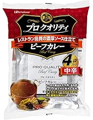 ハウス プロ クオリティ ビーフカレー4袋入り 中辛