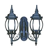 Acclaim 5158BK Chateau Collection 2-Light Wall Mount Outdoor Light Fixture, Matte Black [並行輸入品]