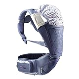 【ベビーアムール 】Bebamour 抱っこひも ベビーキャリア 新生児から 多機能6way アルミニウム製支柱 オールシーズン使用可 おんぶ紐 (ブルー)