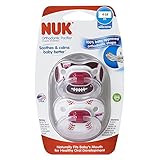 NUK [ヌーク]Nuk "TrendLine"I Love Soccer&Football /トレンドライン ❤アイ　ラブ ❤ベースボール＆フットボール　❤おしゃぶり 2個セット 6 - 18ヶ月用
