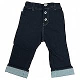(ズ―ミック)ZOOMIC 7分丈パンツ ベビー 男の子 ズボン ニットデニム ネイビー 90