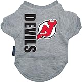 NHL New Jersey DevilsペットTシャツ S ブラック