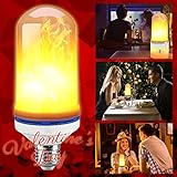 Huabei Flame Bulb Flameライト電球、効果ライトLEDライト、105pcs 2835 LEDビーズe26 LED雰囲気照明ヴィンテージLight Bulb for祭装飾クリスマスラ