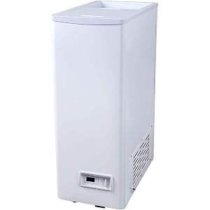【スライド扉冷凍庫 液晶表記搭載】【Hijiru】冷凍ストッカー60L 液晶ディスプレイスライド扉タイプ