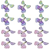 YURUMI マジックバタフライ 飛び出す蝶々 小道具 飛ぶ蝶 おもちゃ 手品 サプライズ (12個セット)