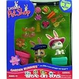 Littlest Pet Shop Figures Playset Garden Bunnies with 2 Bunny Rabbits [並行輸入品]