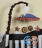 GEENNY Musical Mobile For Boutique Horse Cowboy 13 PCS Crib Bedding Set by GEENNY [並行輸入品]