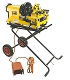 SDT 300 C Pipe Threader Threading Machine + Cart fits RIDGID 67182 815A by Steel Dragon Tools