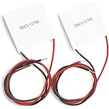 WayinTop TEC1-12706 ペルチェ素子 半導体熱電 半導体冷却片 熱電冷却モジュール 40x40mm (2枚)