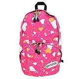 [アウトドアプロダクツ] OUTDOOR PRODUCTS キッズ リュック 男の子 女の子 子供 ジュニア 通学 通園 遠足 おしゃれ かわいい (ハート/ピンク)